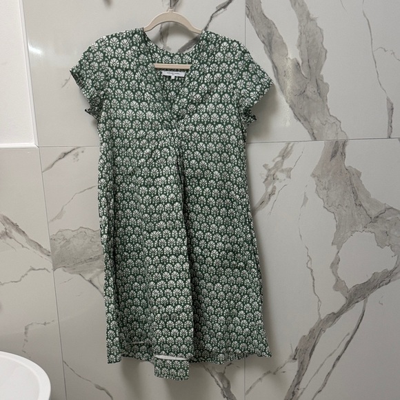 Gerard Darel Dresses & Skirts - Gerard Darel Green Patterned Dress w Pockets